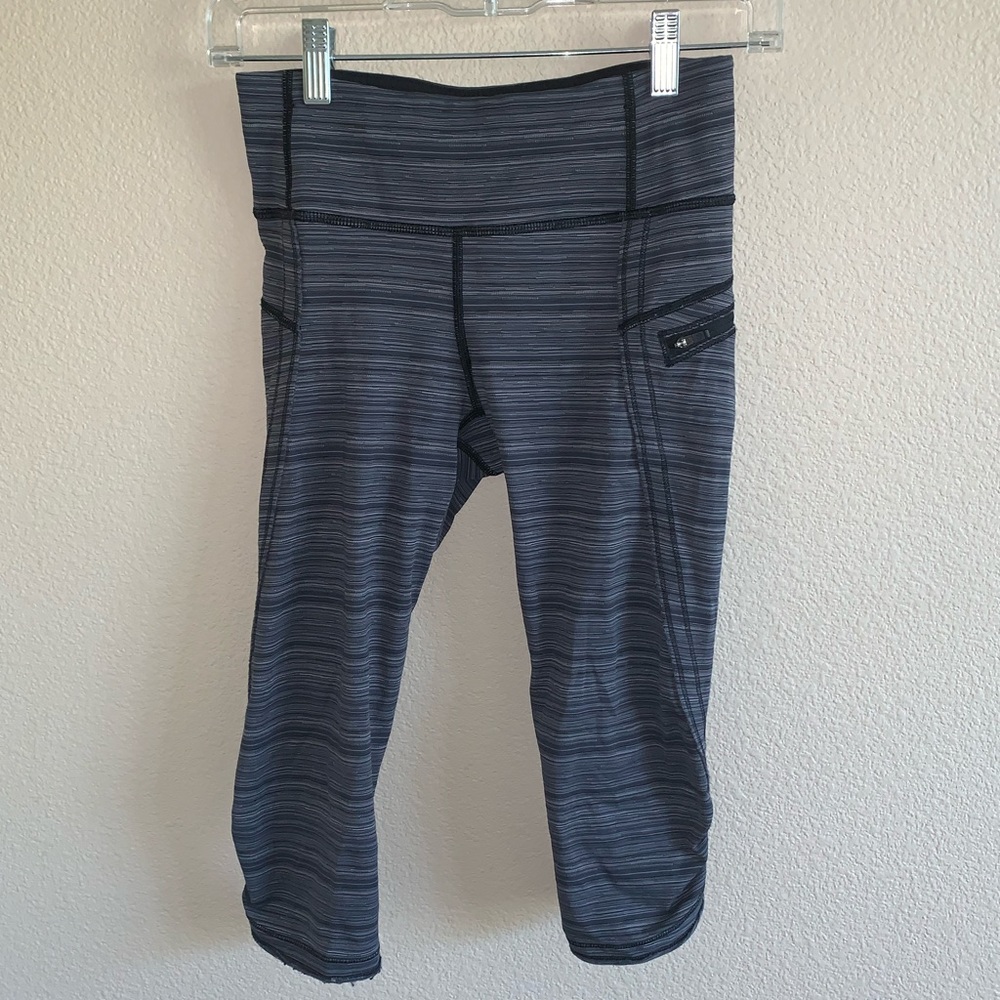 Striped Cropped Lululemon Leggings
